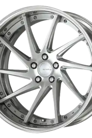 Professional Grade Work Gnosis Cvs 5x112 22x10.5+0 R Disk Brush Silver Clear