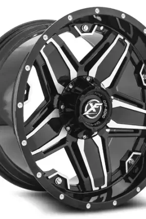 XF Off-Road XF-223 6x135/6x139.7 20x12 -44 Gloss Black & Machined Order Now