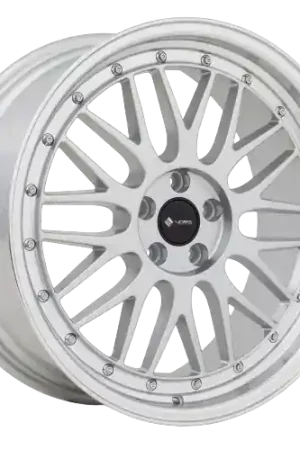 Bargain Vors VR8 5x120 17x8  +35 Silver Machine Lip Chrome Rivet