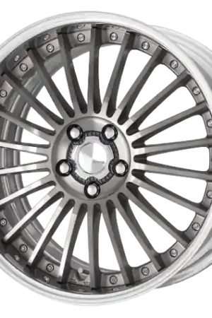 Hot Deal Work Lanvec Lf1 5x114.3 18x8.5+38 O Disk Trans Gray Polish