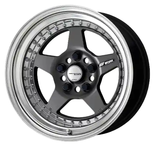 Work Meister Cr01 5x115 15x8+58 O Disk Matte Gunmetal Special Offer