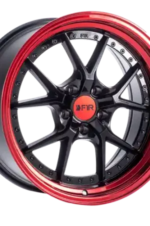 Next Day Delivery F1R F105 5X114.3 19x8.5 +35 Black/Red Lip