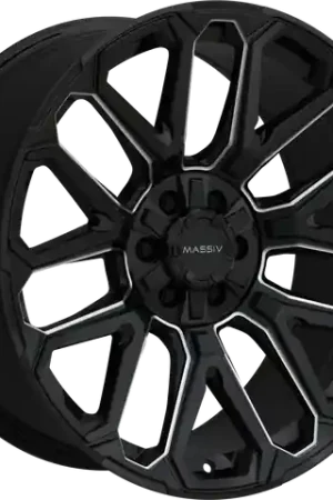 Super Sale MASSIV OFF-ROAD OR5 6X135/6X139.7 17x9 +0 BLACK AND MILLED