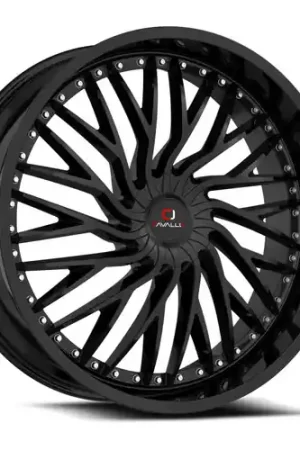 Price Cut Cavallo CLV-43 5x108/5x114.3 18x8 +35 Gloss Black