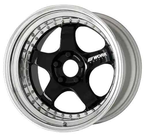 Work Meister S1 3P 5x120.65 17x9.5+55 W Disk Black Original