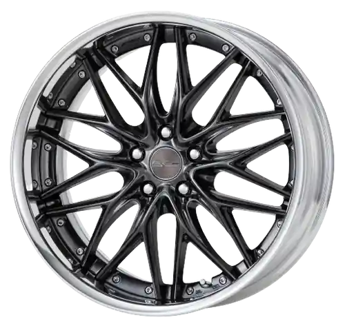 Fan Favorite Work Schwert Quell 5x120.65 20x9+45 O Disk Brilliant Silver Black