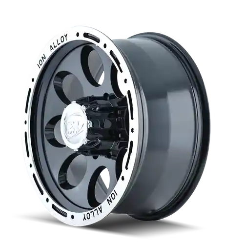 Express Delivery Ion Type 174 6x139.7 17x9+0 Black/Machined Lip