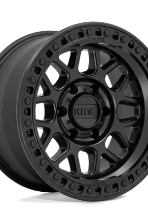 Worldwide Shipping KMC KM549 GRS 5X150 17X9 +18 SATIN BLACK