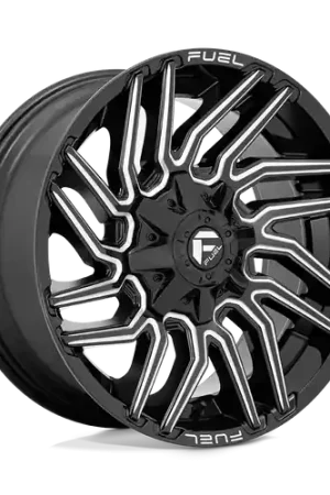 Fresh Stock Fuel 1PC D773 TYPHOON 8X165.1 20X10 -18 GLOSS BLACK MILLED