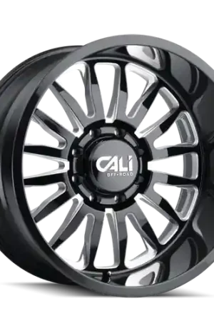 Time-Limited Cali Off-Road Summit 9110 6x135 20x9+0 Gloss Black/Milled Spokes