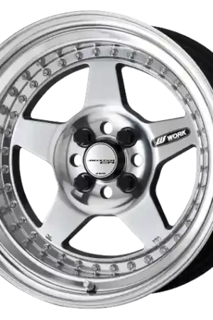 Big Sale Work Meister Cr01 5x114.3 15x9+-41 T Disk Bright Buff Finish