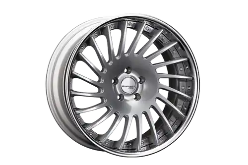 Clearance SSR CV05 5x120 20X8.5+38 NR Disk Crystal Silver
