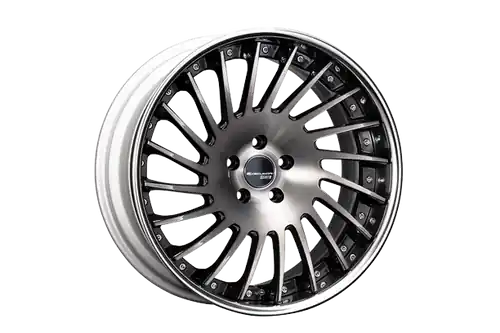 SSR CV05 5x114.3 20X10.5+38 NR Disk Galaxy Clear Black Fan Favorite