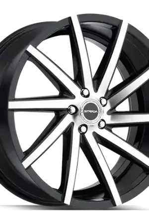 Strada Sega 6x139.7 22x9 +24 Gloss Black Machined Big Sale