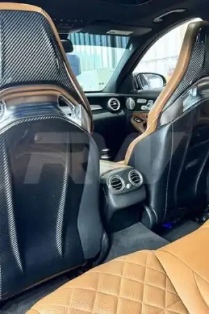 Warranty Included Mercedes W205 C63 Carbon Fiber Seat Backs mercw20525