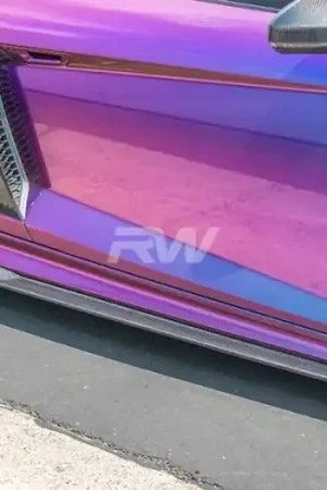 Audi R8 4S Carbon Fiber Side Skirt Extensions audir806 Best Choice