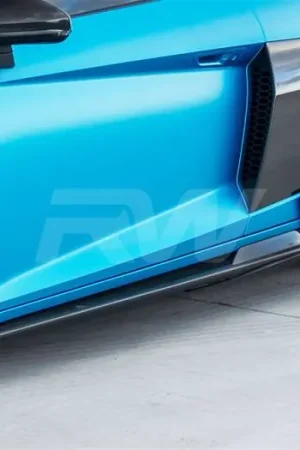 Genuine Audi R8 4S DTM Carbon Fiber Side Skirt Extensions audir810