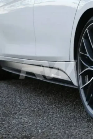 Limited Time BMW F30 F31 Carbon Fiber Side Skirt Extensions bmwf30009