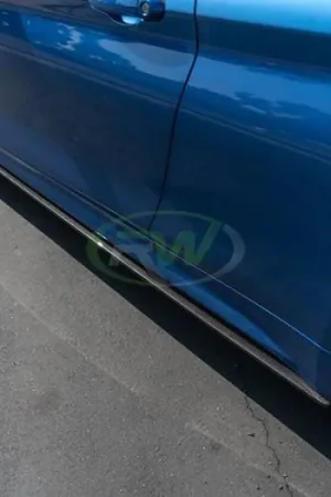 Must Have BMW F32 F33 F36 Carbon Fiber Side Skirt Extensions bmwf32015
