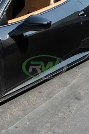 Next Day Delivery Ferrari 458 Carbon Fiber Side Skirt Extensions Ferrari458-05