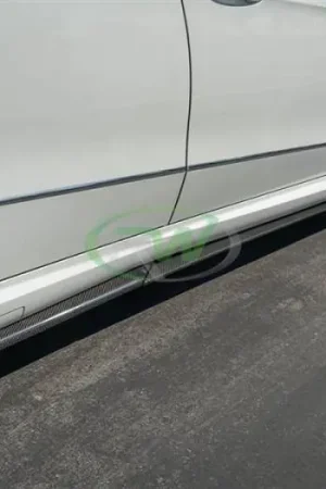 Mercedes W212 Carbon Fiber Side Skirt Extensions mercw21218 Exclusive Offer