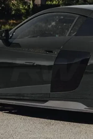 Audi R8 4S GT Style Carbon Fiber Side Skirt Extensions audir813 Free Shipping