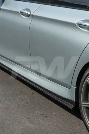 Deal BMW F10 F11 3D Style CF Side Skirt Extensions bmwf10053