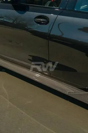 BMW G80 M3 Performance Style CF Side Skirts bmwg80014 Luxury