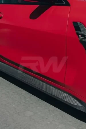 While Supplies Last BMW G82/G83 M4 Performance Style CF Side Skirt Extensions bmwg8201