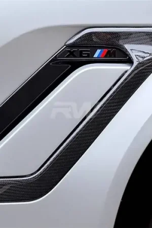 BMW F96 X6M Carbon Fiber Side Vent Covers bmwf9601 Genuine