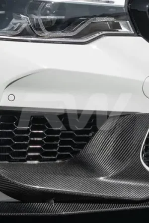 Money Back Guarantee BMW F90 M5 Perf Style Carbon Fiber Splitters bmwf9002