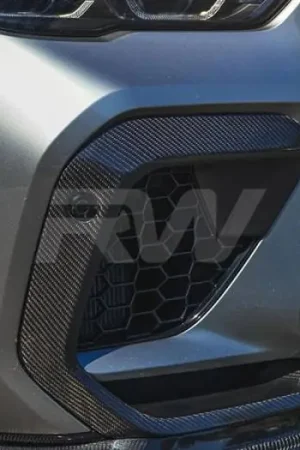 BMW F96 X6M Carbon Fiber Upper Bumper Splitters bmwf9605 Hot Deal