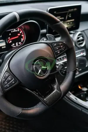Mega Sale Mercedes AMG Carbon Fiber Steering Wheel Trim mercw20518