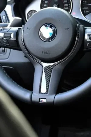 Buy Online BMW Carbon Fiber Steering Wheel Trim M-Sport bmwf32004