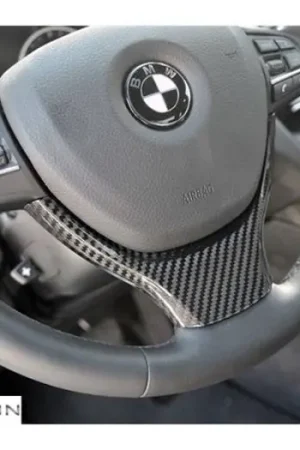 Original BMW F10 F12 Carbon Fiber Steering Wheel Trim bmwf10021