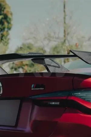 One Day Deal BMW M Style Carbon Fiber Rear Wing bmwg80017