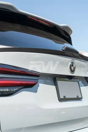 Top Rated BMW G01 X3 F97 X3M RWS Carbon Fiber Mid Spoiler bmwf97004