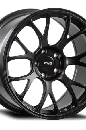 Save Now Konig Forged F1M 5X130 19x11+46 Satin Black Knurled Bead