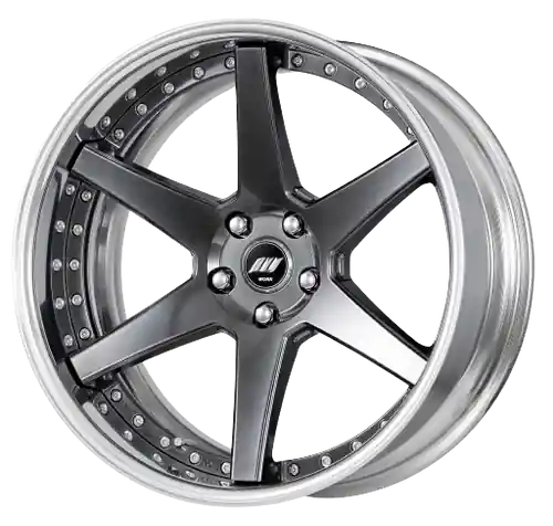 Warranty Included Work Zeast Black Label Bst1 5x112 19x10+12 A Disk Brilliant Silver Black