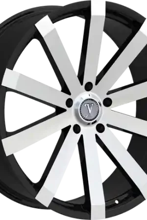 VELOCITY 12 5X112 18x8 +35 BLACK MACHINED Certified