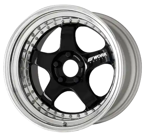 Fresh Stock Work Meister S1 3P 5x115 18x15-3 A Disk Black