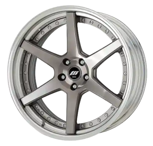 Save Now Work Zeast St1 5x112 18x10.5+30 R Disk Transparent Grey Polish