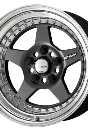 Work Meister Cr01 5x114.3 15x10+-18 O Disk Matte Gunmetal Exclusive