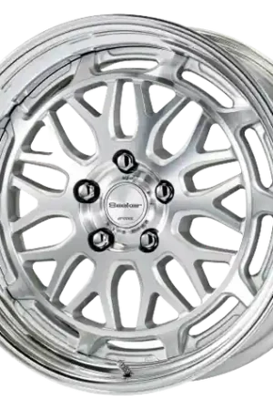 Bargain Work Seeker Mx 5x120 18x9.5+38 A Disk Matte Silver Polish