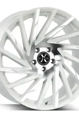 Brand New Xcess X02 5x114.3 22x9 +35 White Machined