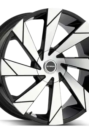 New Release Strada Moto 5x114.3/5x120 20x8.5 +35 Gloss Black Machined