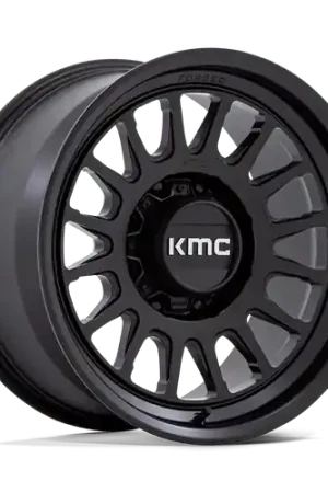 KMC KM452 IMPACT FORGED MONOBLOCK 8X165.1 18x9 -12 SATIN BLACK Viral