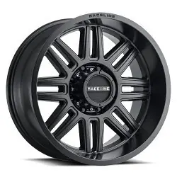 Raceline 948B Split 8x165.1 18x9 -12 Satin Black Discount