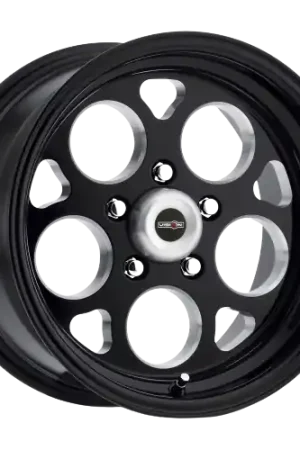 Vision American-Muscle 561 Sport Mag 5x120.65 15x10-25 Gloss Black with Milled Windows Must Have