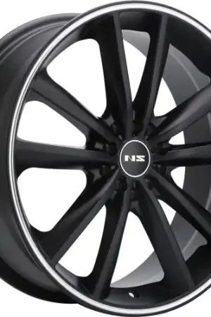 Ns Wheels NS9012 5x100/5x114.3 18x7.5 +40 Matte Black with Machined Stripe Buy Direct